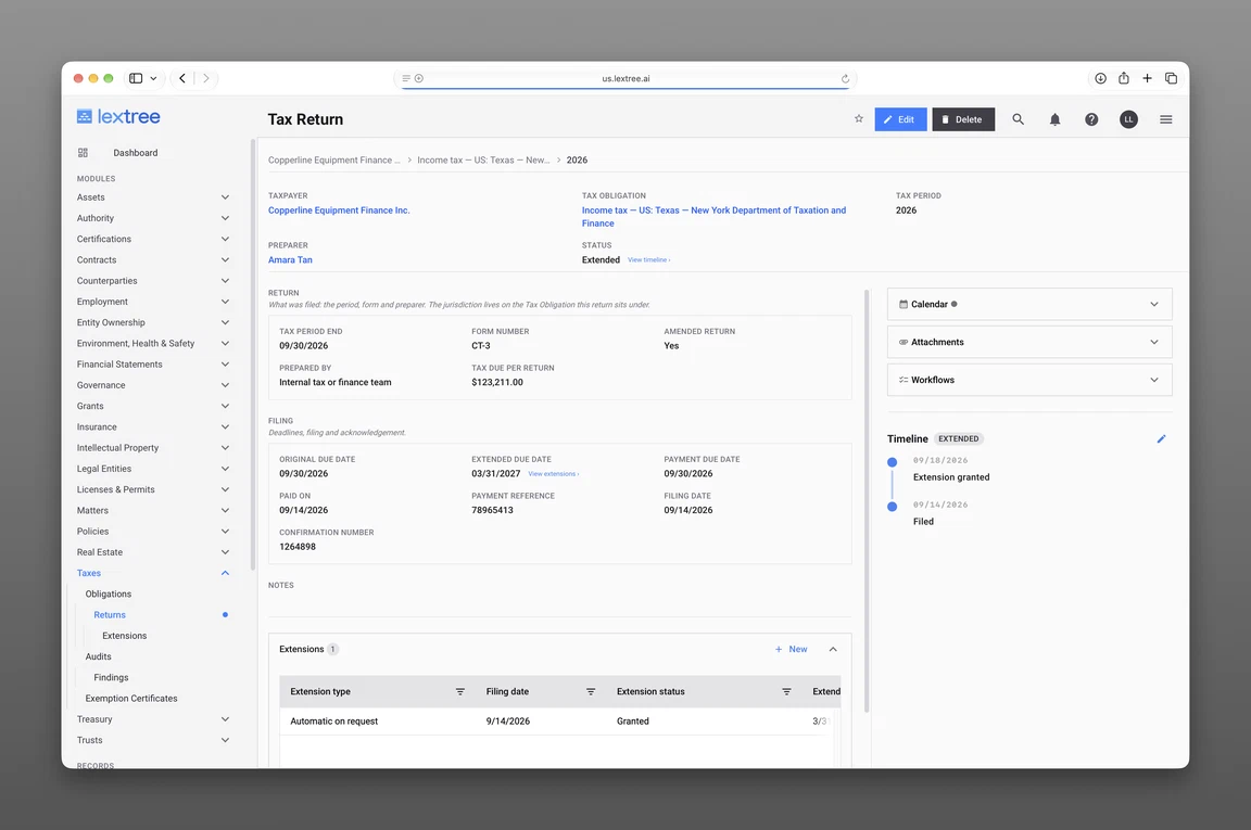 How to Track Tax Return Extensions and Payment Due Dates